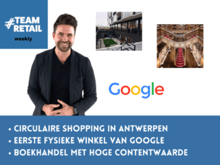 Circulaire shopping in Antwerpen, eerste winkel Google & more
