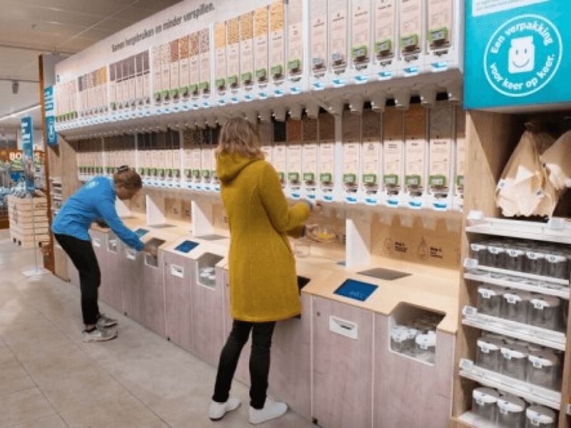Nieuw concept bij Albert Heijn: AH Verpakkingsvrij