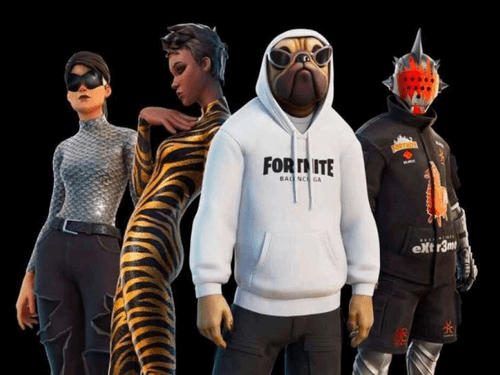 Balenciaga creërt virtuele outfits voor de game Fortnite