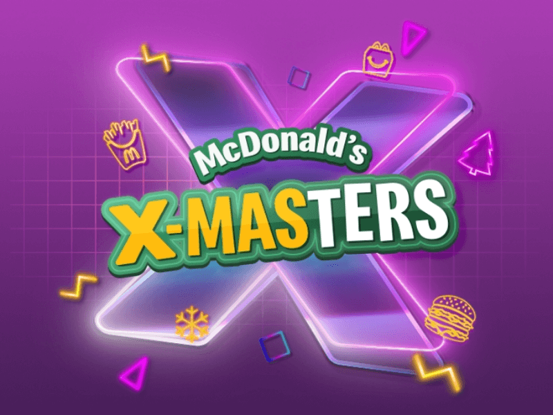 McDonalds vervangt de jaarlijkse kalender door X-MASters