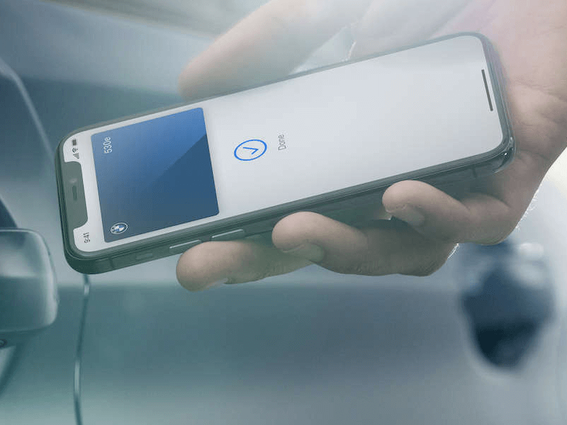BMW maakt een digitale autosleutel van je iPhone