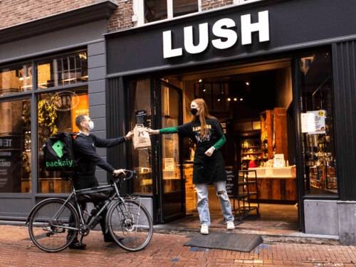 Lush start samenwerking met Packaly: Lush Same Day Delivery