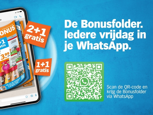 Albert Heijn introduceert Bonusfolder via WhatsApp